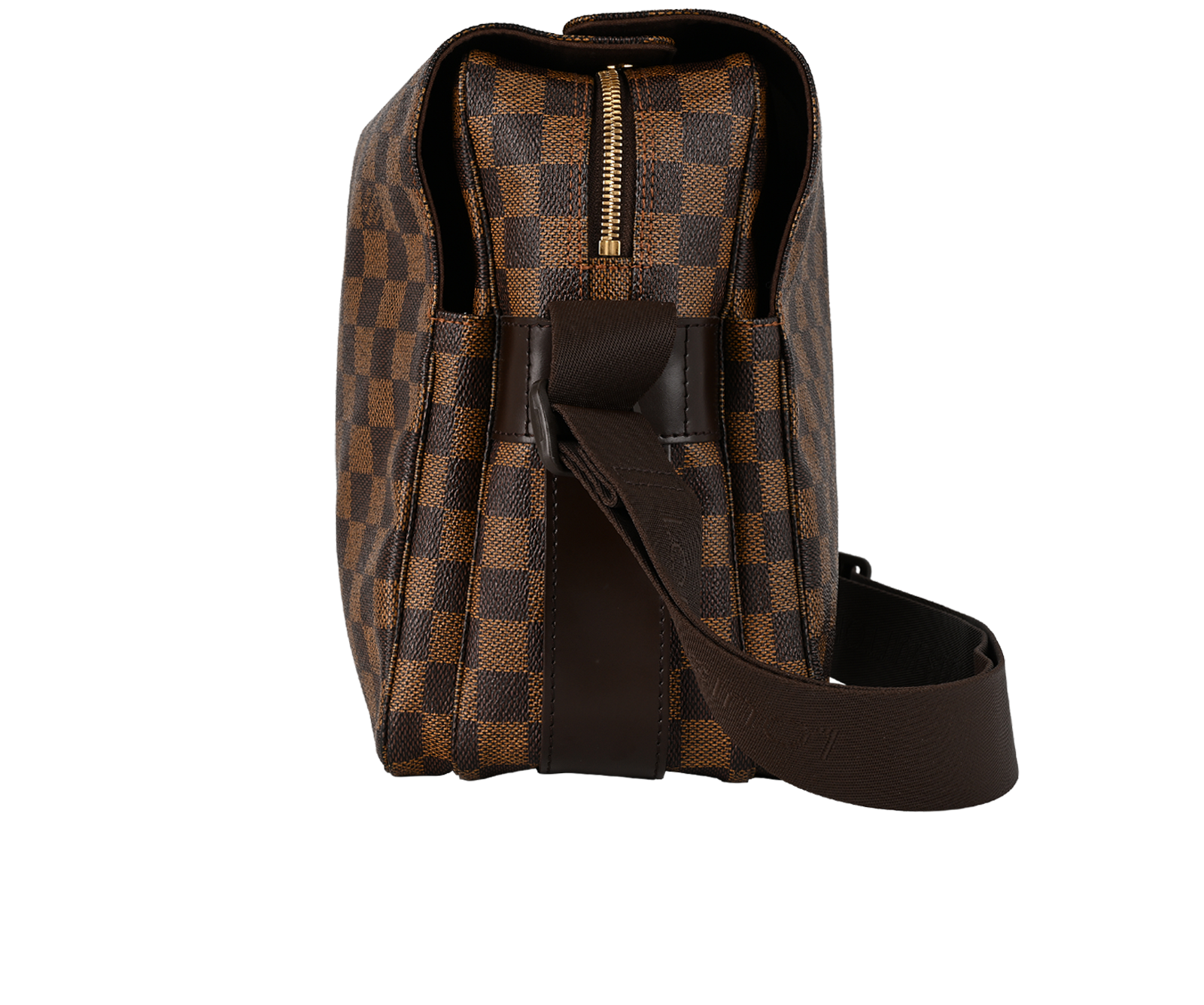 Naviglio Messenger, &pound;550, Handbags, Brown, Canvas, Bottom view